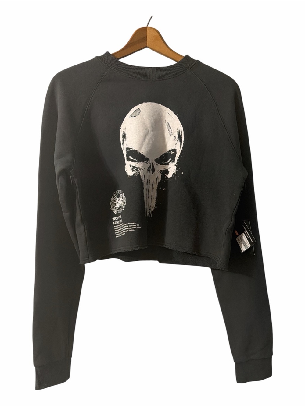 Limited Edition Punisher Cropped Crewneck Marvel Darc Sport NWT Medium 243/1000